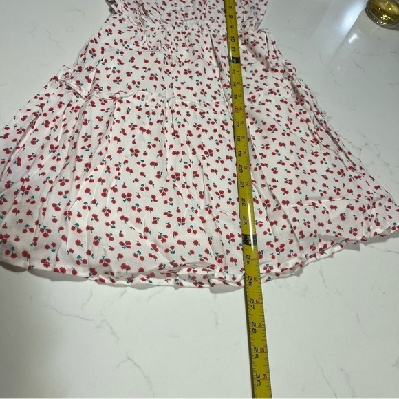 Olivaceous Liberty Floral Strapless Shirred Baby Doll Ruffle Mini Dress … - Picture 12 of 12